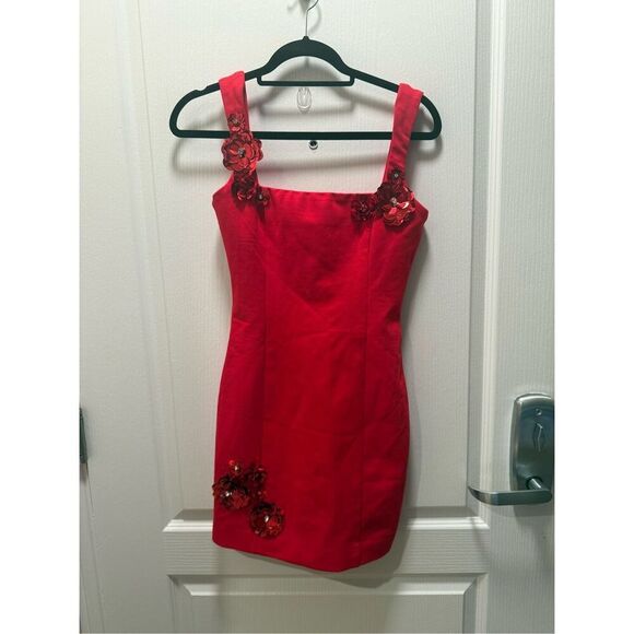 Elliatt Emma Eventwear Mini Dress In Red Eventwear Cocktail Date size M NWT - Picture 6 of 7